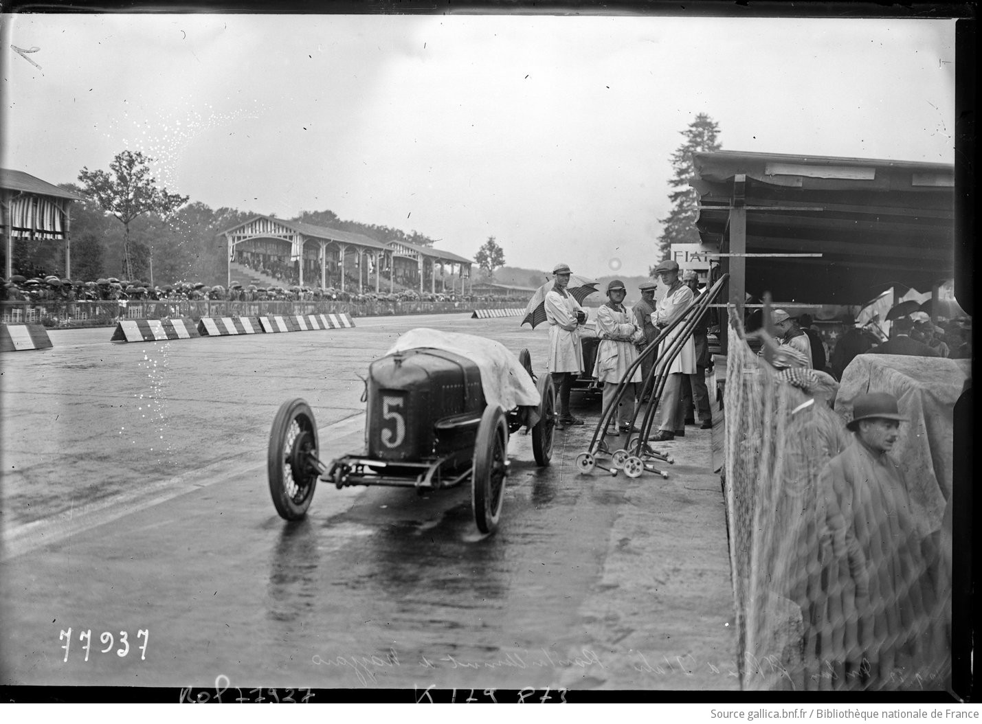 Italian Grand Prix Fiat Pit Wall 1922